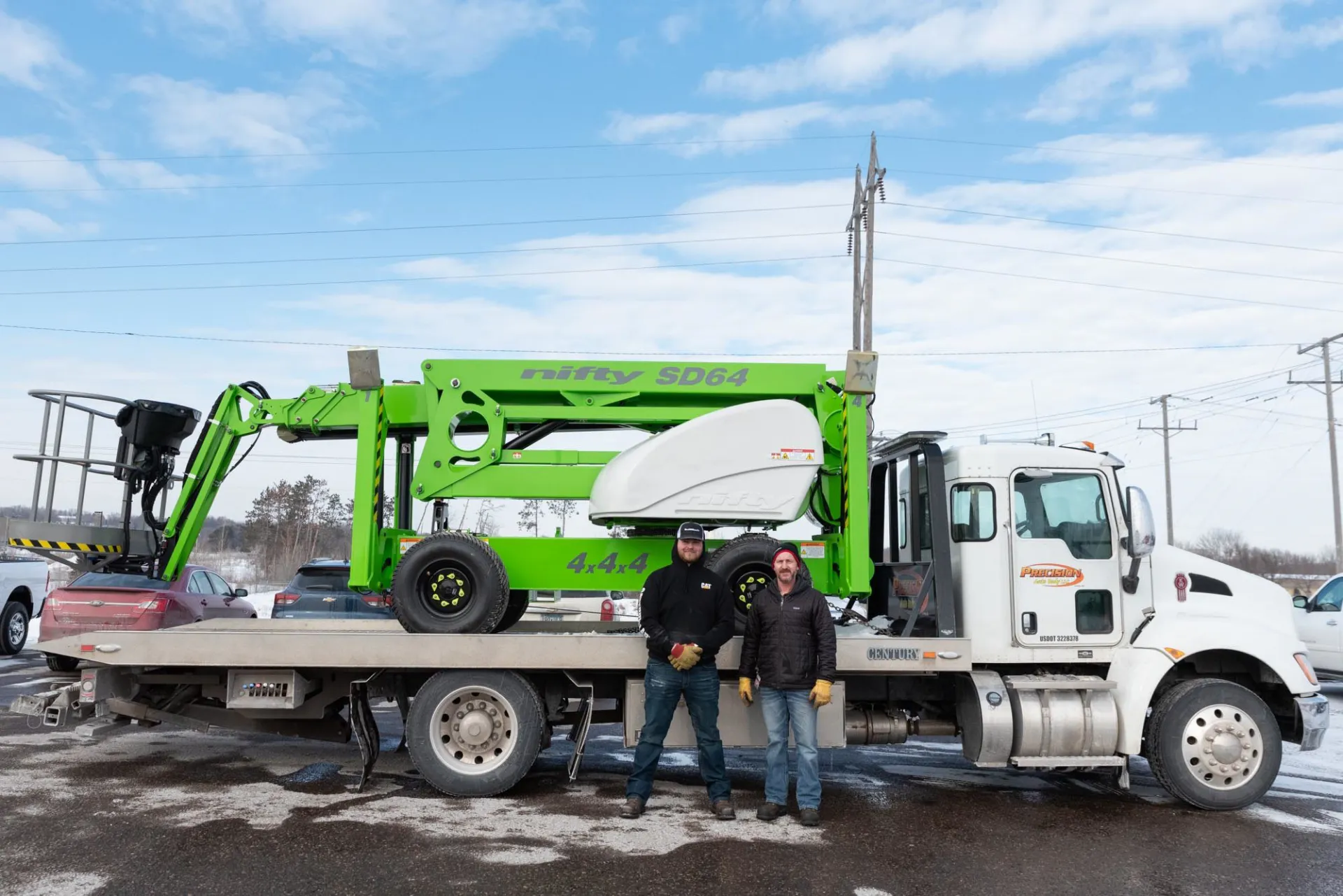 Niftylift SD64 4x4x4 Customer Purchase at Top Notch Equipment in Roger, Minnesota